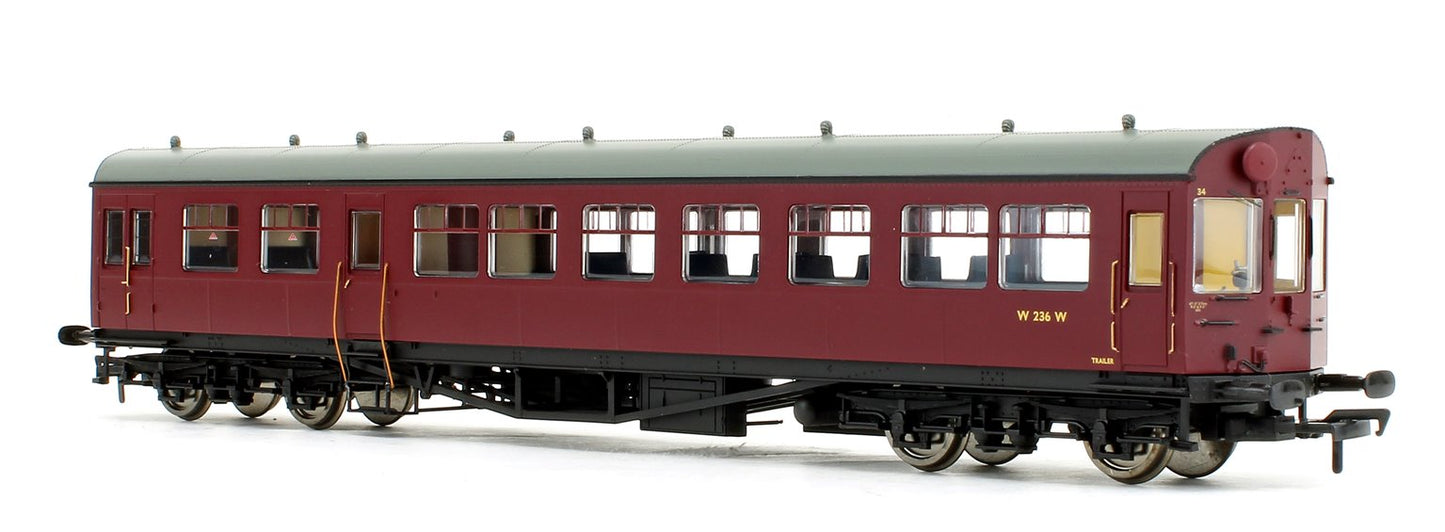 BR Auto Trailer Unlined Maroon Coach No.W236W