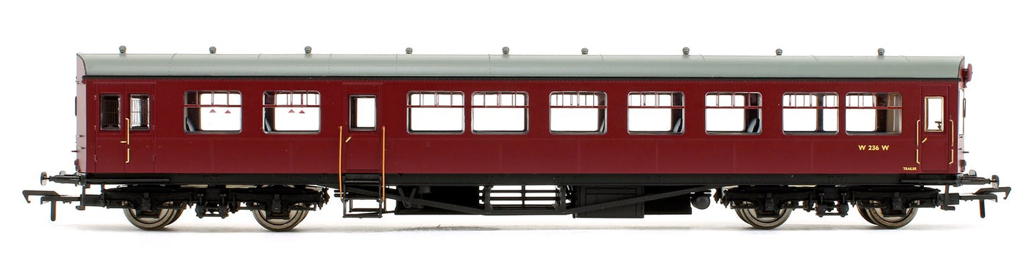 BR Auto Trailer Unlined Maroon Coach No.W236W