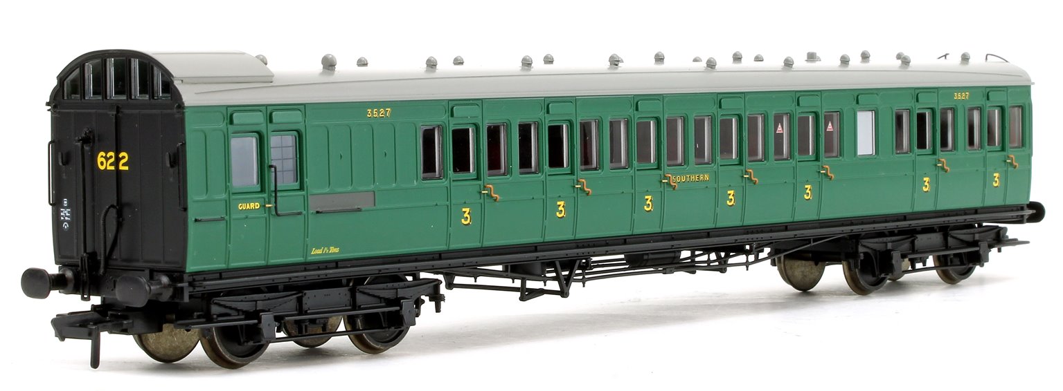 SE&CR 60ft Birdcage Brake Third Lavatory SR Malachite Green