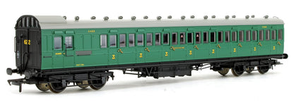 SE&CR 60ft Birdcage Brake Third SR Malachite Green