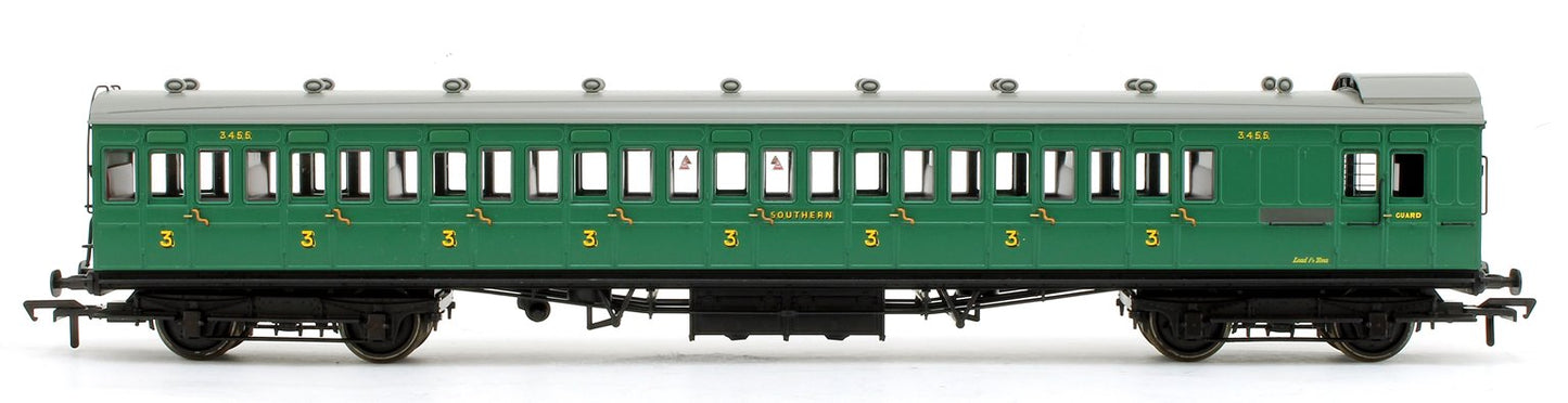 SE&CR 60ft Birdcage Brake Third SR Malachite Green 3455