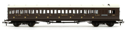 SE&CR 60ft Birdcage Brake Third SE&CR Wellington Brown 1170