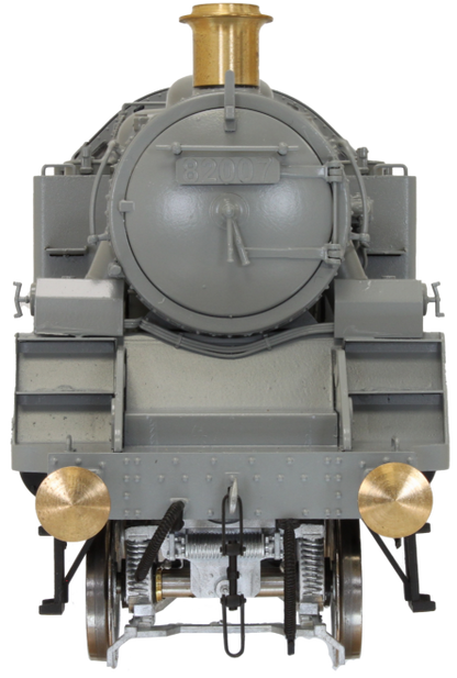 British Railways Standard 3MT 2-6-2T Lined Black Late Crest Unnumbered - Steam Tank Locomotive - DCC Sound