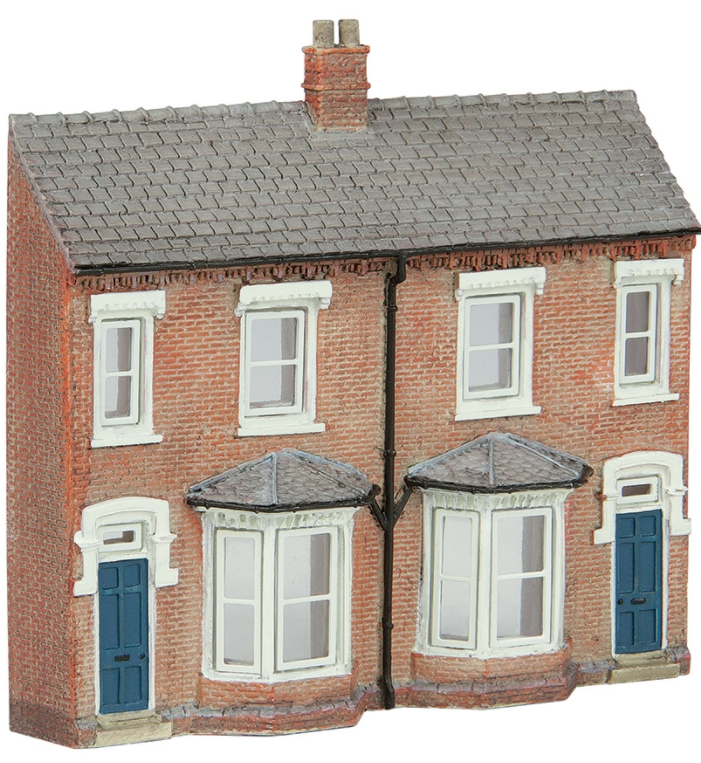 Low Relief Front Terraced Houses