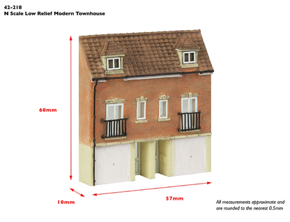 Low Relief Modern Town Houses