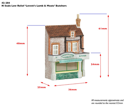 Low Relief 'Lovett's Lamb and Meats' Butchers