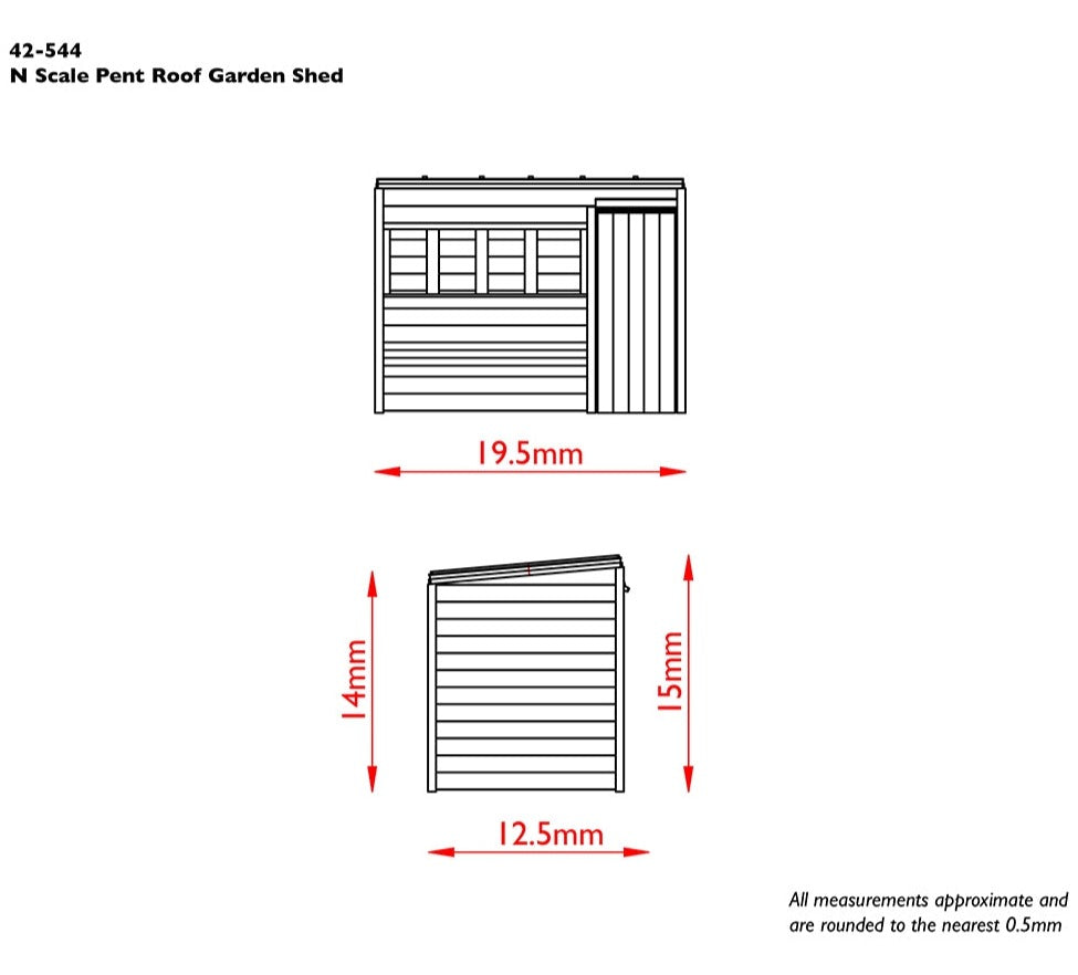 Pent Roof Garden Shed