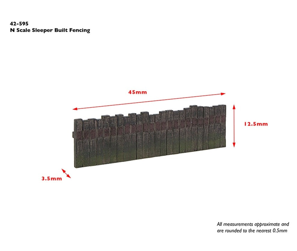 Sleeper Built Fencing (x4)