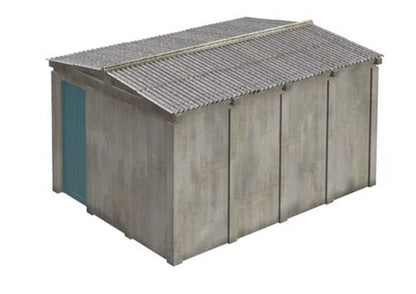 Sectional Lineside Hut - Blue Door