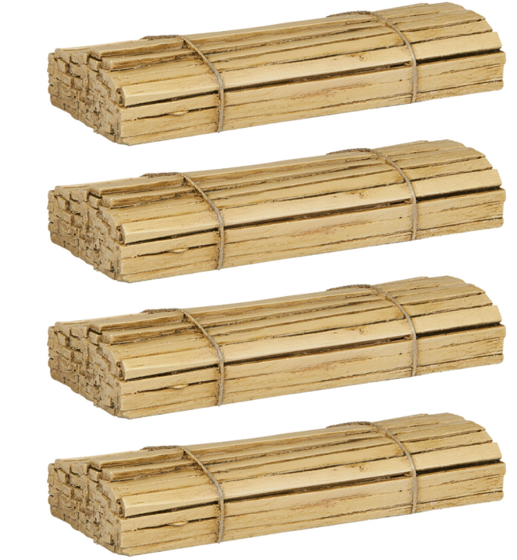 Wood Loads for Open Wagons (x4)