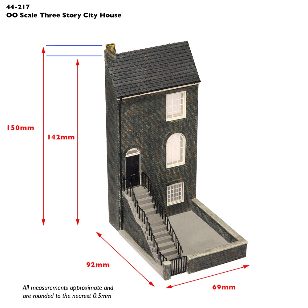 Low Relief Three Storey City House