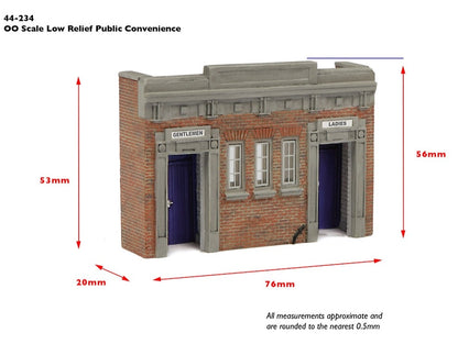 Low Relief Public Convenience