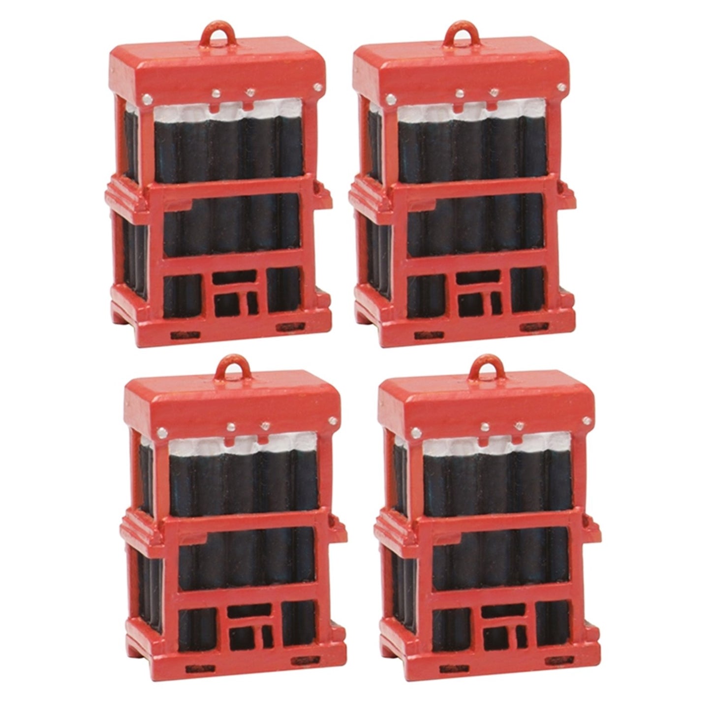 Caged Gas Bottles x 4