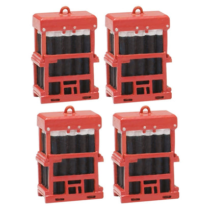 Caged Gas Bottles x 4