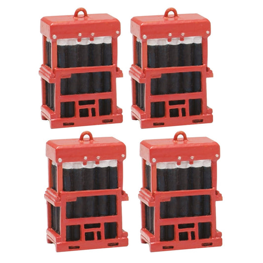 Caged Gas Bottles x 4