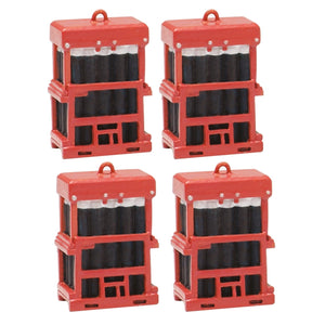 Caged Gas Bottles x 4