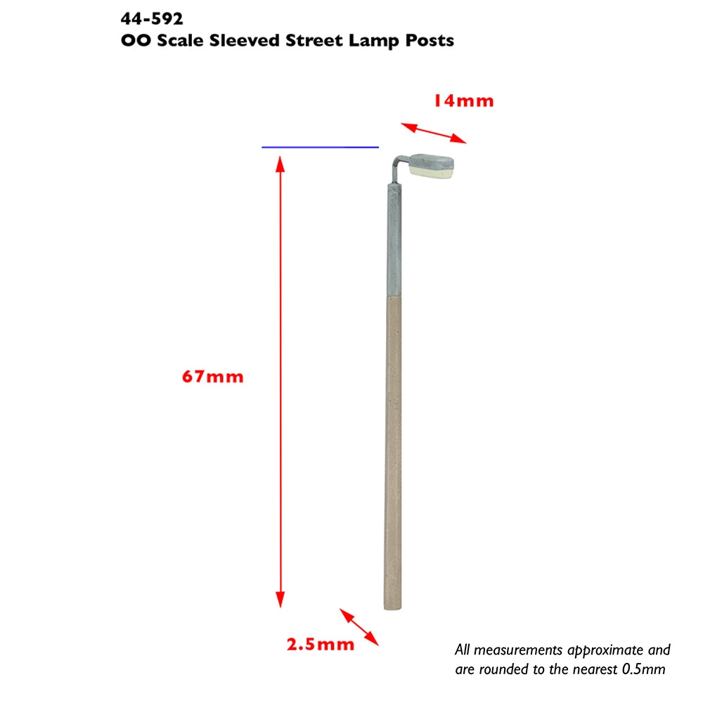 Sleeved Street Lamp Posts (x4)