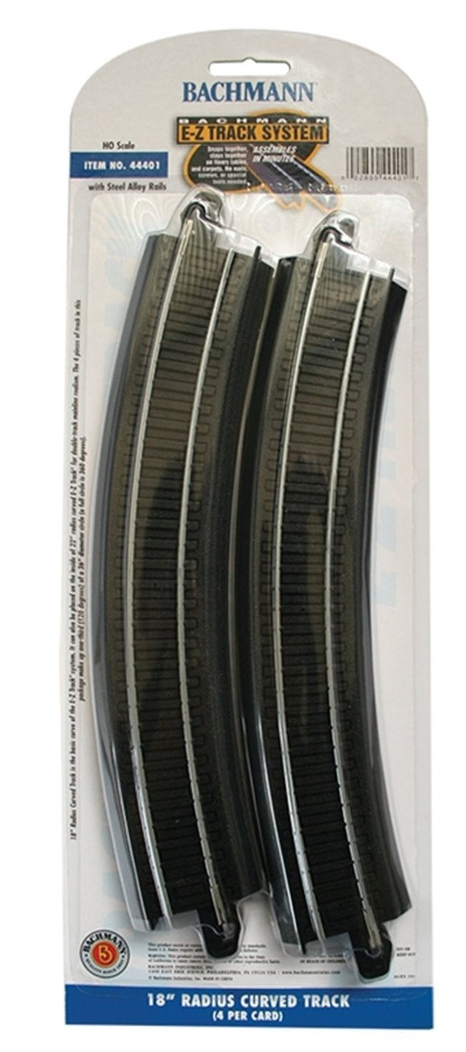 18Rad Curved Track (4/Card)