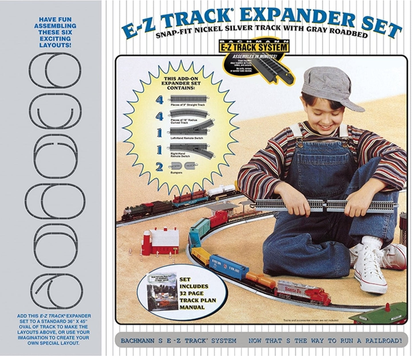 E-Z Track Nickel Silver Layout Expander Set