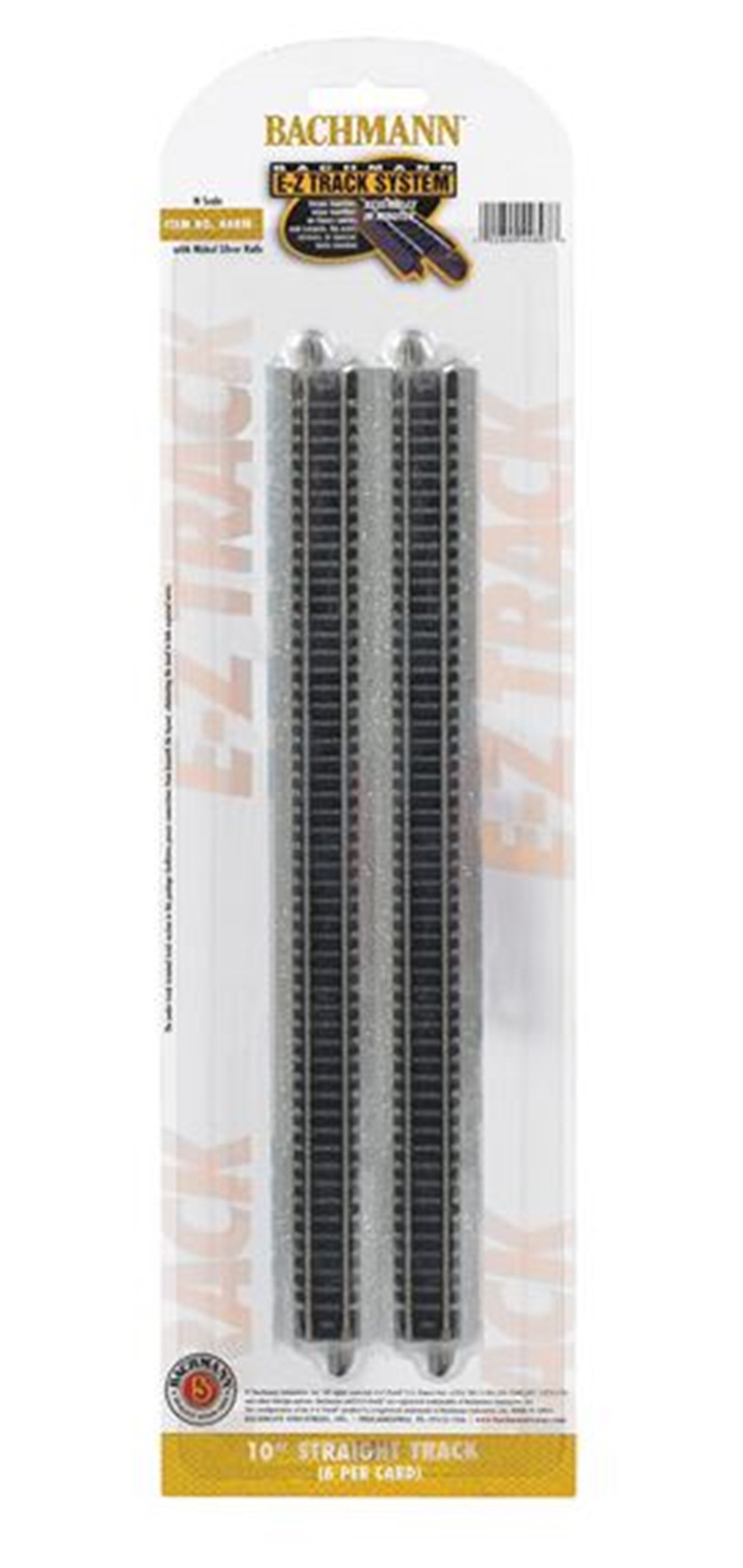 Bachmann E-Z Track 44815 10 Straight Track (6/Card) 