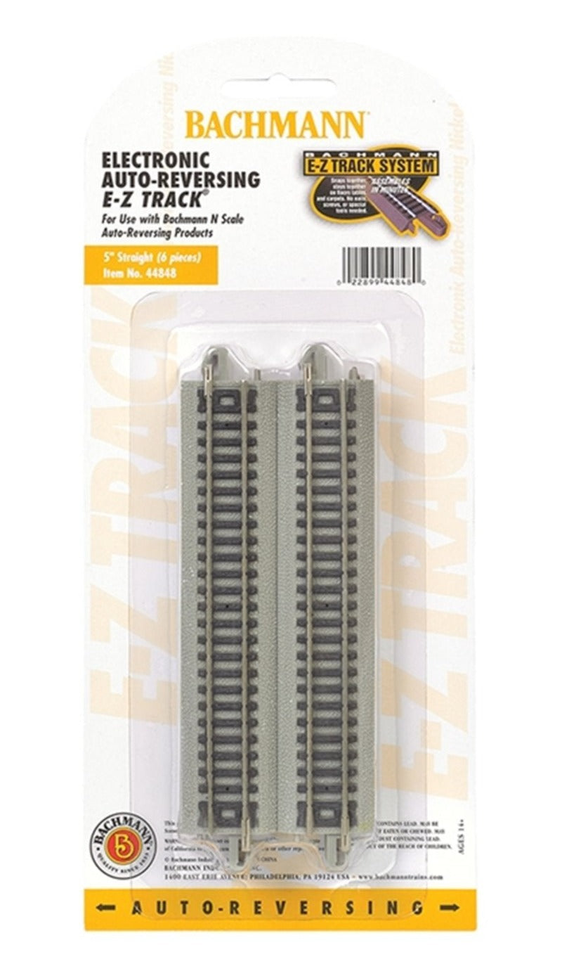 Nickel Silver Auto-Reversing 5" Track (6/Card)