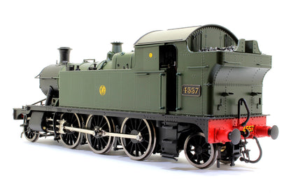 Class 45xx 'Small Prairie' 2-6-2T 4557 in GWR green with shirtbutton emblem