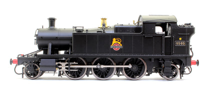 Class 45xx 'Small Prairie' 2-6-2T 4545 in BR black with early emblem - DCC sound fitted