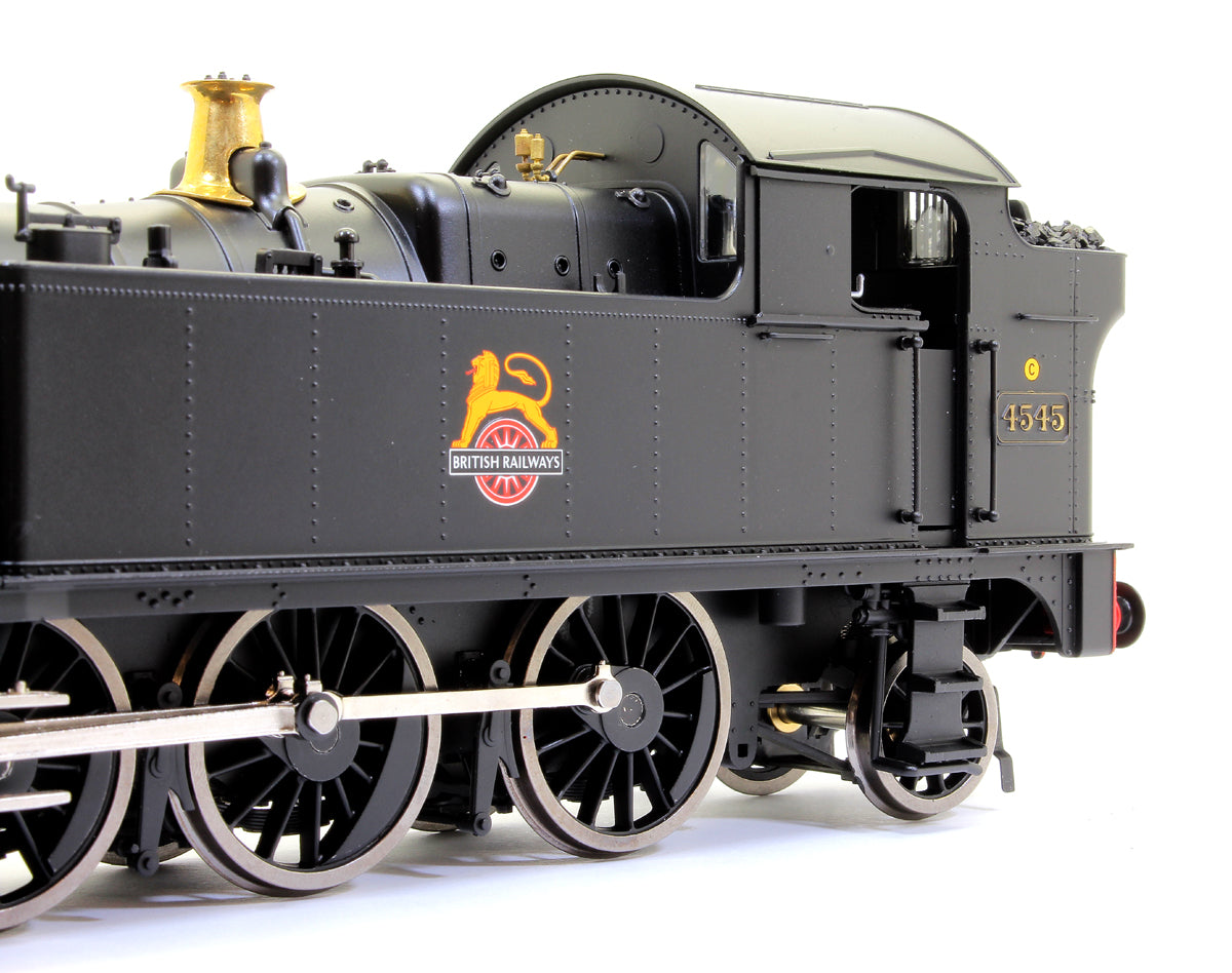 Class 45xx 'Small Prairie' 2-6-2T 4545 in BR black with early emblem - DCC sound fitted