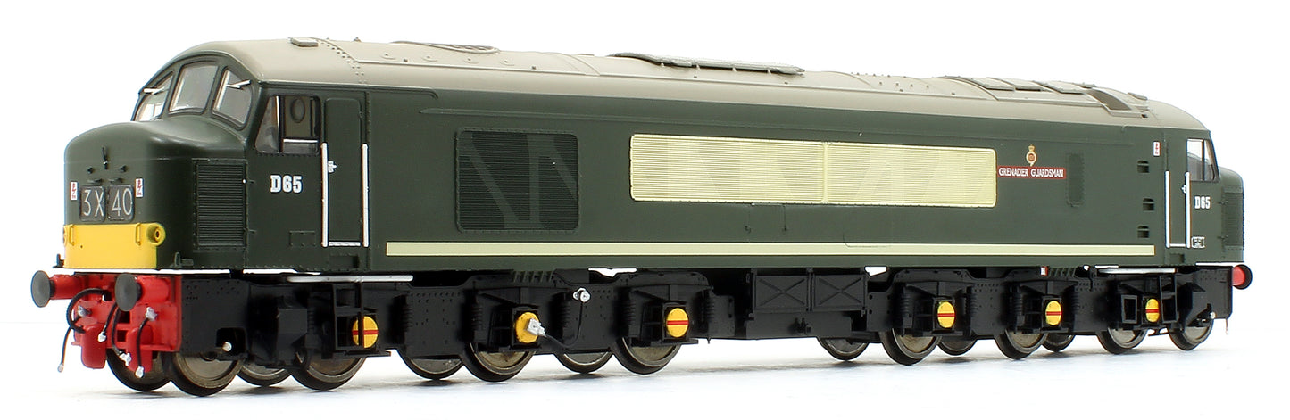 Pre-Owned Class 45/1 'Grenadier Guardsman' D65 BR Green with Small Yellow Panels Diesel Locomotive
