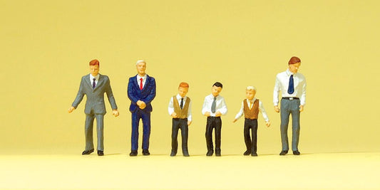 Male Churchgoers (6) Exclusive Figure Set