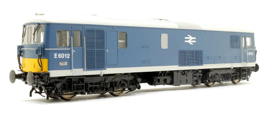 Class 73 JB Electric Blue E6012 Small Yellow Panels Electro Diesel Locomotive - Sound Fitted