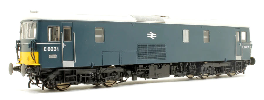 Class 73 JB Early Blue Small Yellow Panels & Double Arrow Logo E6031 Electro Diesel Locomotive - DCC Fitted