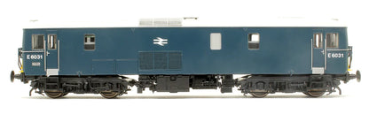 Class 73 JB Early Blue Small Yellow Panels & Double Arrow Logo E6031 Electro Diesel Locomotive - DCC Fitted