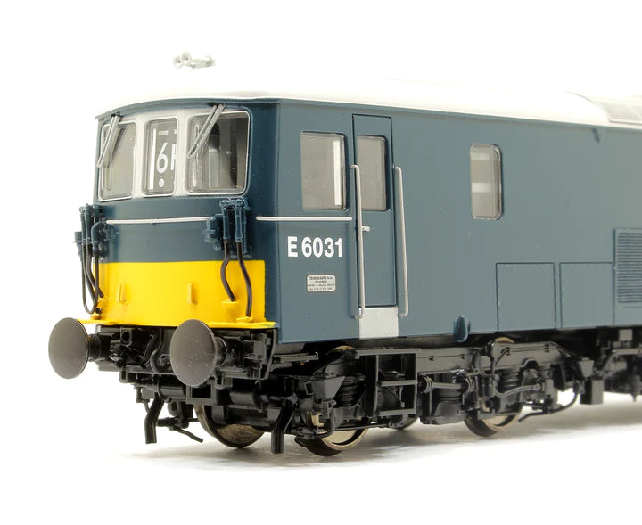 Class 73 JB Early Blue Small Yellow Panels & Double Arrow Logo E6031 Electro Diesel Locomotive - DCC Fitted