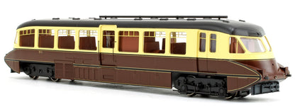 Streamlined Railcar BR Lined Chocolate/Cream Diesel Locomotive No.W11 - DCC Fitted