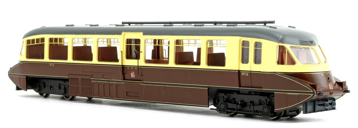 Pre-Owned 4d-011-009 Streamlined Railcar GWR Twin Cities Chocolate/Cream No.16