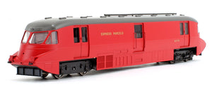 Streamlined Railcar Express Parcels BR Crimson Locomotive No.17 - DCC Fitted