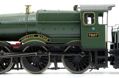 Compton Manor GWR Green (Post-War GWR Lettering) 78xx Manor Class 4-6-0 Steam Locomotive No.7807 Sound Fitted