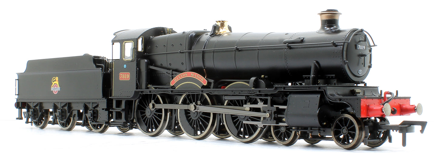 Hinton Manor BR Black (Early Emblem) 78xx Manor Class 4-6-0 Steam Locomotive No.7819 DCC Fitted