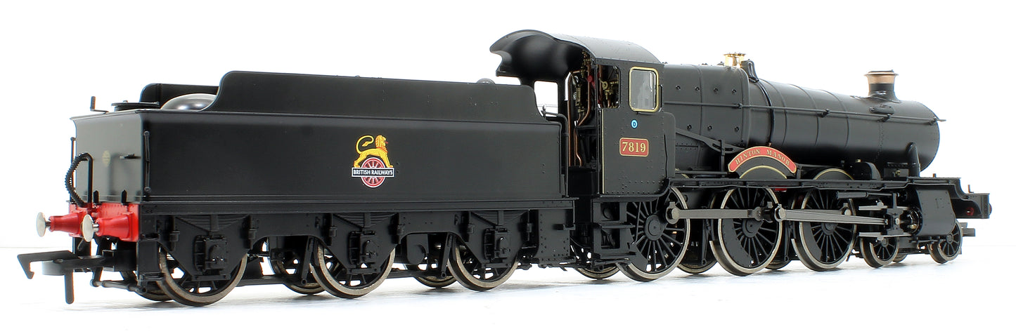 Hinton Manor BR Black (Early Emblem) 78xx Manor Class 4-6-0 Steam Locomotive No.7819 DCC Fitted