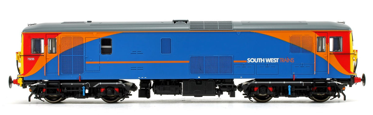 Pre-Owned Class 73 235 South West Trains (Blue/Orange/Red Livery) Electro Diesel Locomotive - DCC Sound Fitted