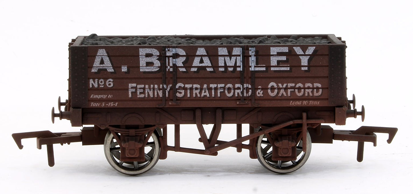 A.Bramley 5 Plank Wagon (9ft W/B) No.6 Weathered