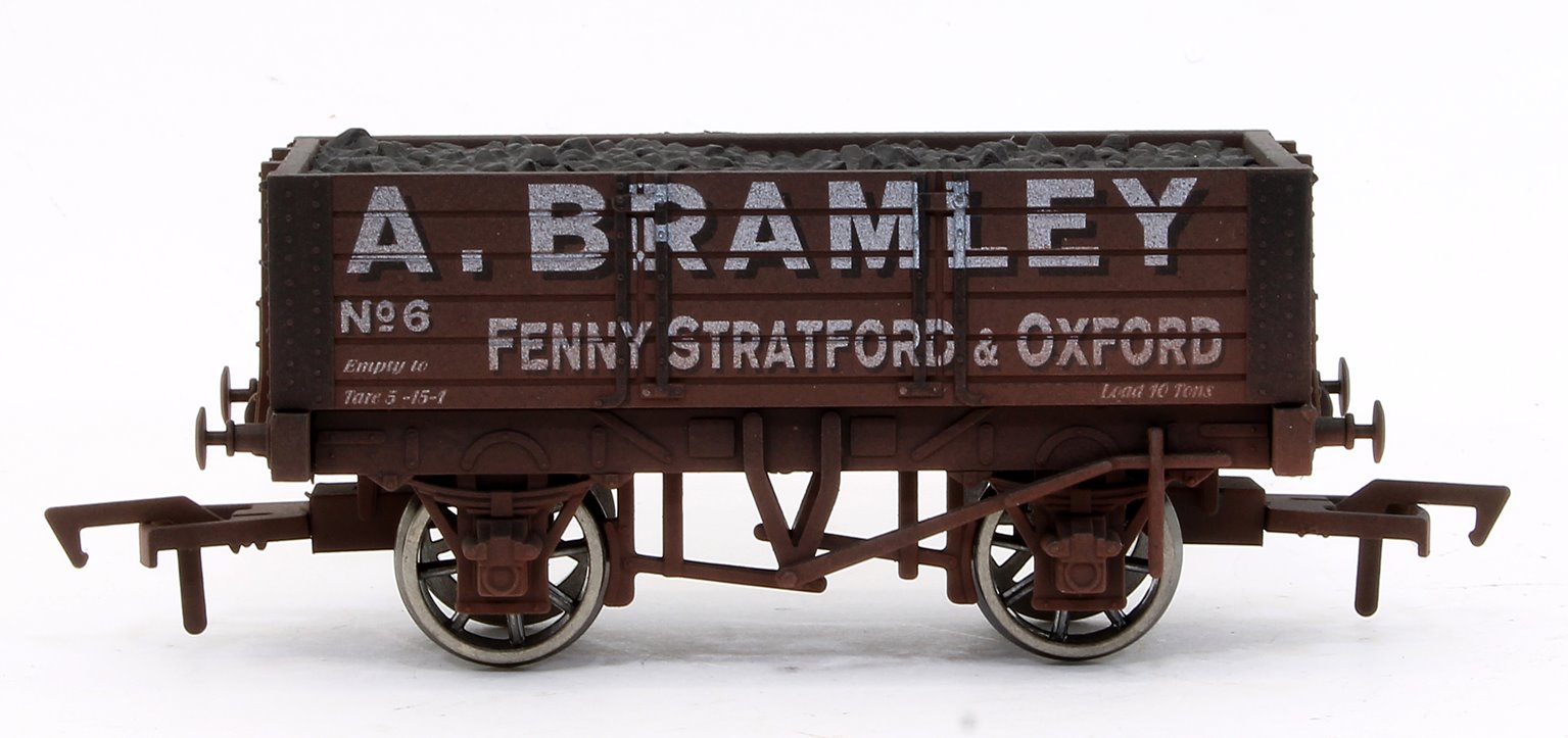 A.Bramley 5 Plank Wagon (9ft W/B) No.6 Weathered