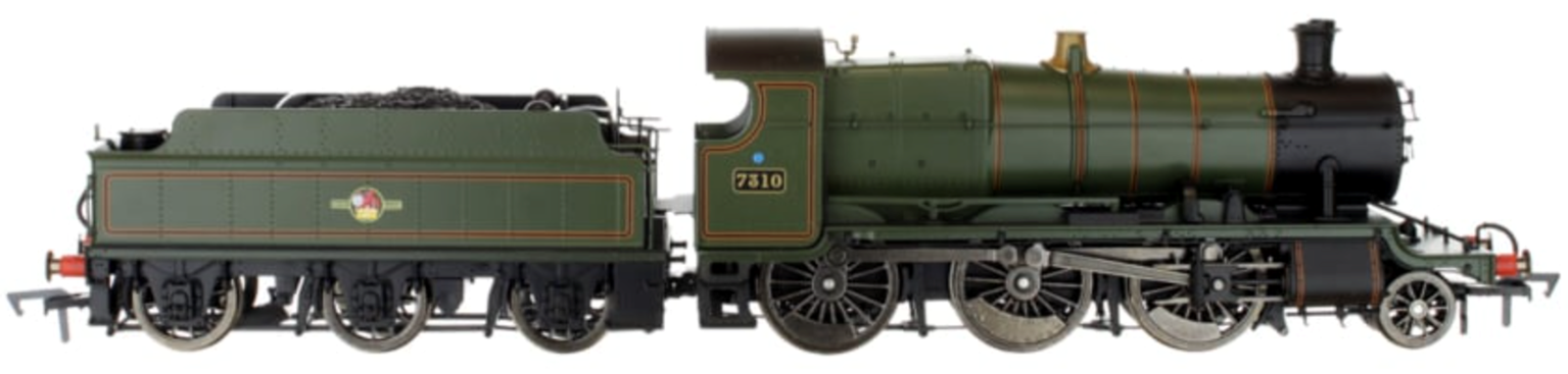 GWR Mogul 2-6-0 Locomotive #7310 in Lined Green with Late Crest (BR)