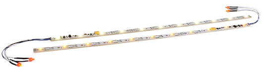 ESU 50708 LED Lighting strip with taillight 255mm, 11 LED's warm white for N, OO, O (with intergrated decoder)