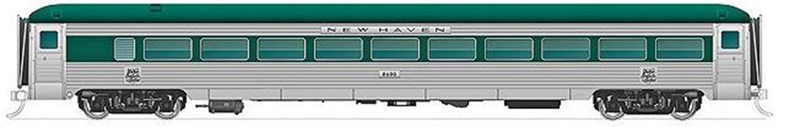 New Haven 8600 Series Coach Penn Central w/o skirts #2533