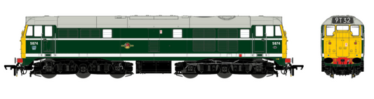 Class 31 No.5674 BR Green (full yellow ends, LU trip cock & tabet catcher recess) Diesel Locomotive (DCC Sound)