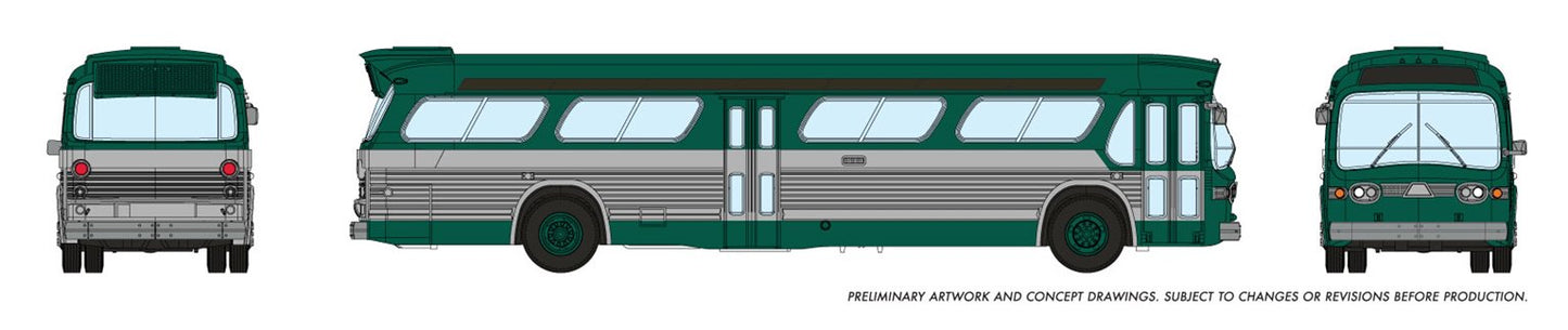 N Gauge New Look Bus – New York (Green)