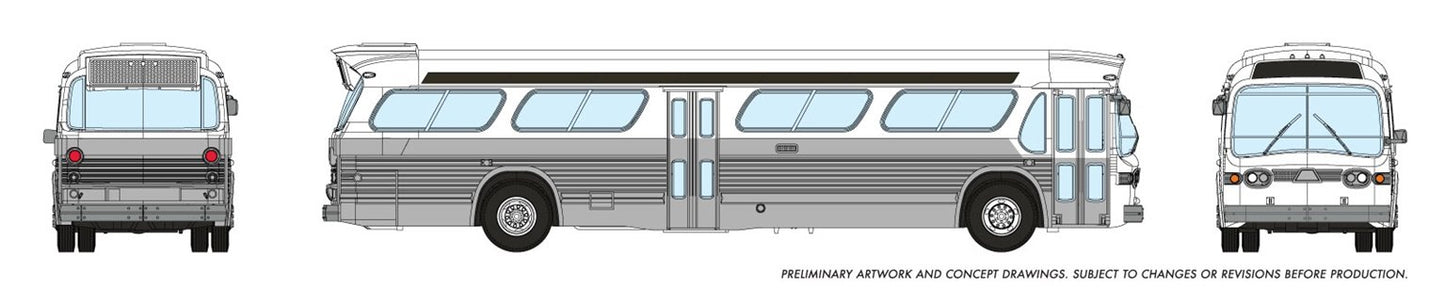 N Gauge New Look Bus - Generic White