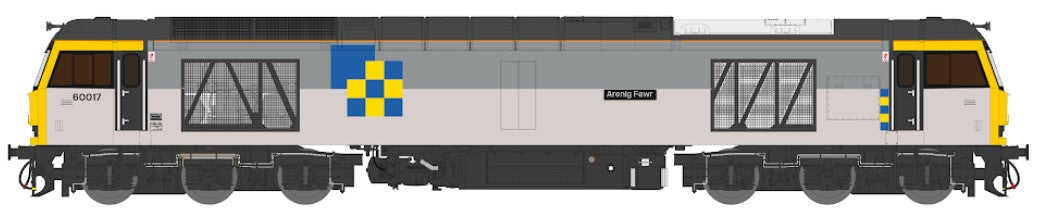 Class 60 017 “Arenig Fawr” Triple Grey Construction Diesel Electric Locomotive - DCC Sound